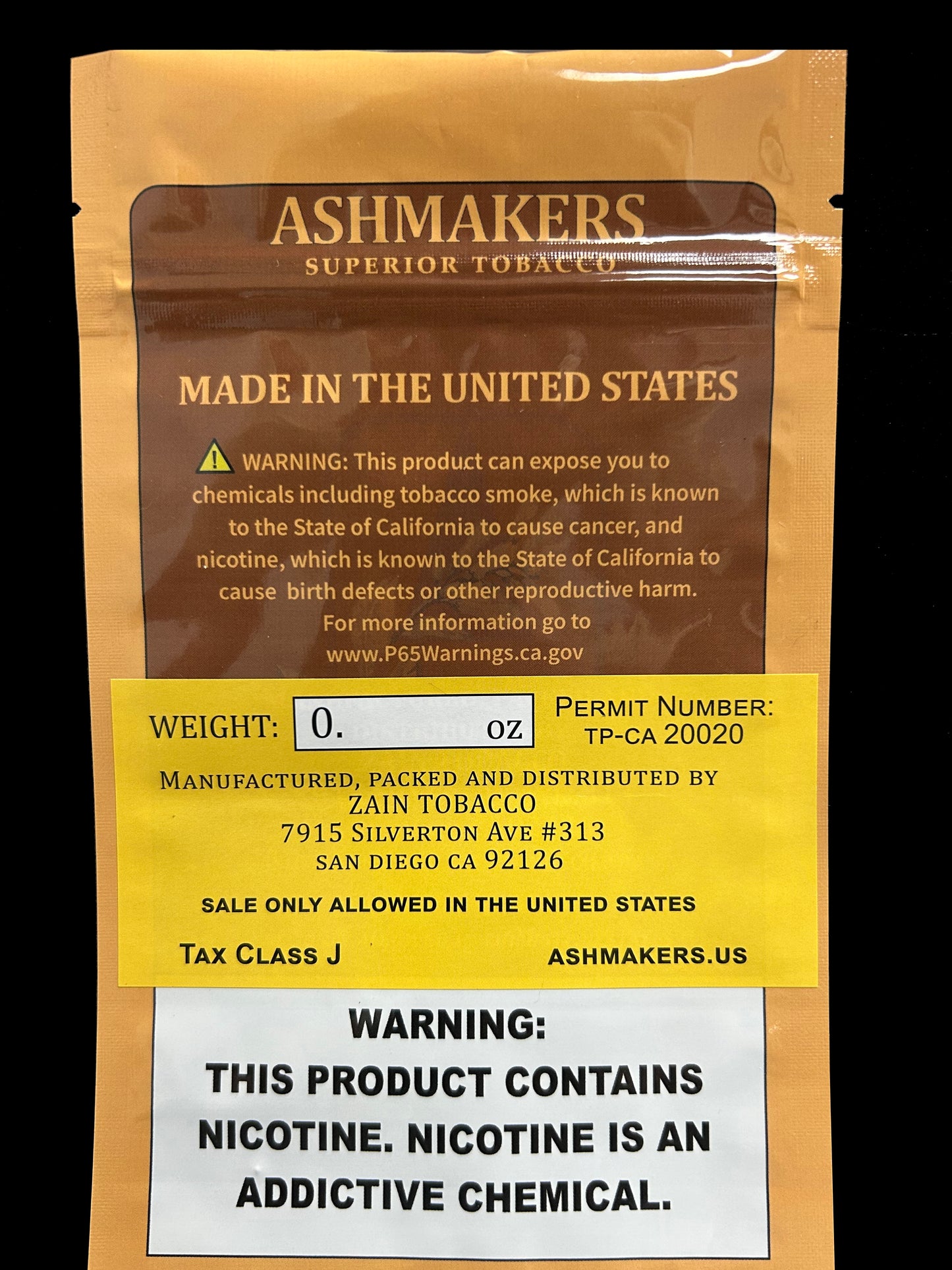 AshMakers Dark No10 Cigar Wraps